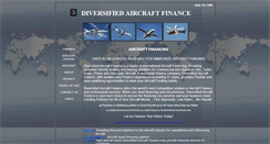 Desktop Screenshot of diversified-aircraft-finance.com